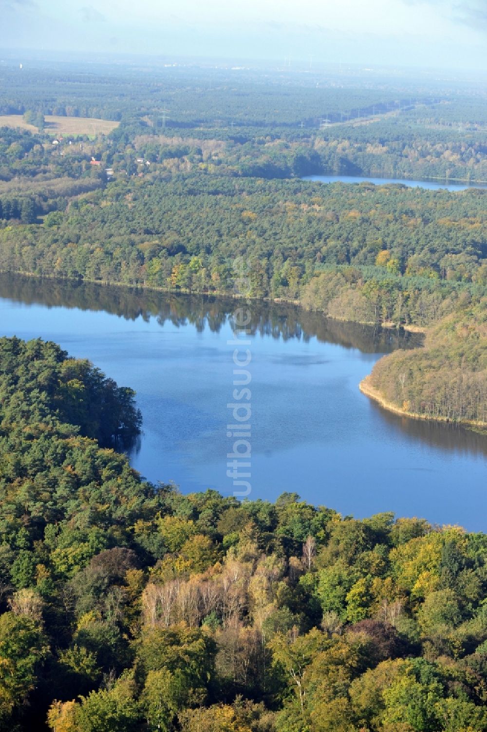 Luftbild Mühlenbeck - Mühlenteich in Mühlenbecker Land im Bundesland Brandenburg