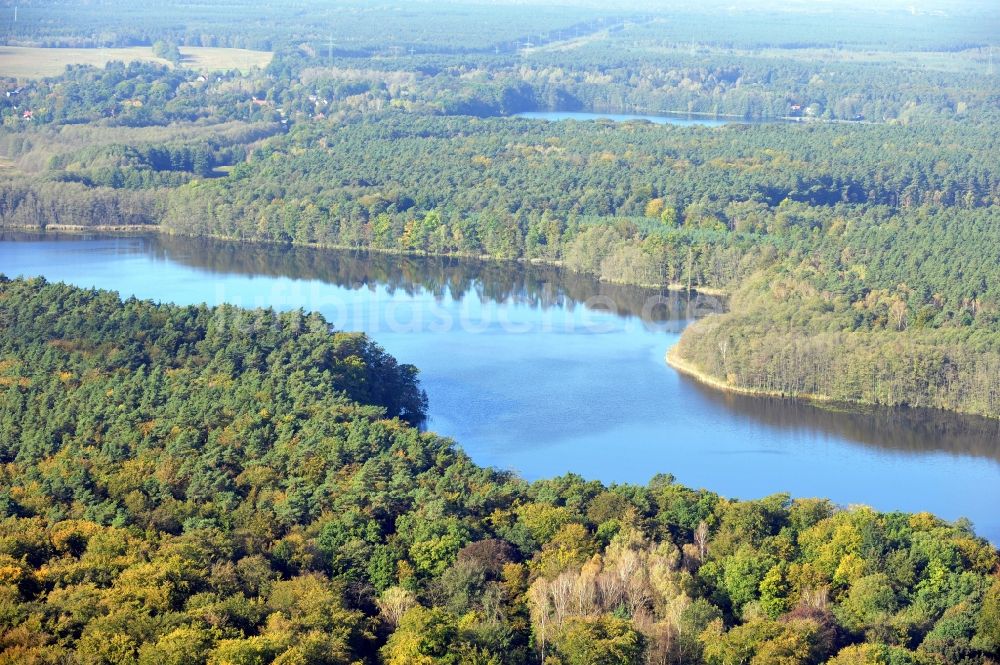 Luftaufnahme Mühlenbeck - Mühlenteich in Mühlenbecker Land im Bundesland Brandenburg