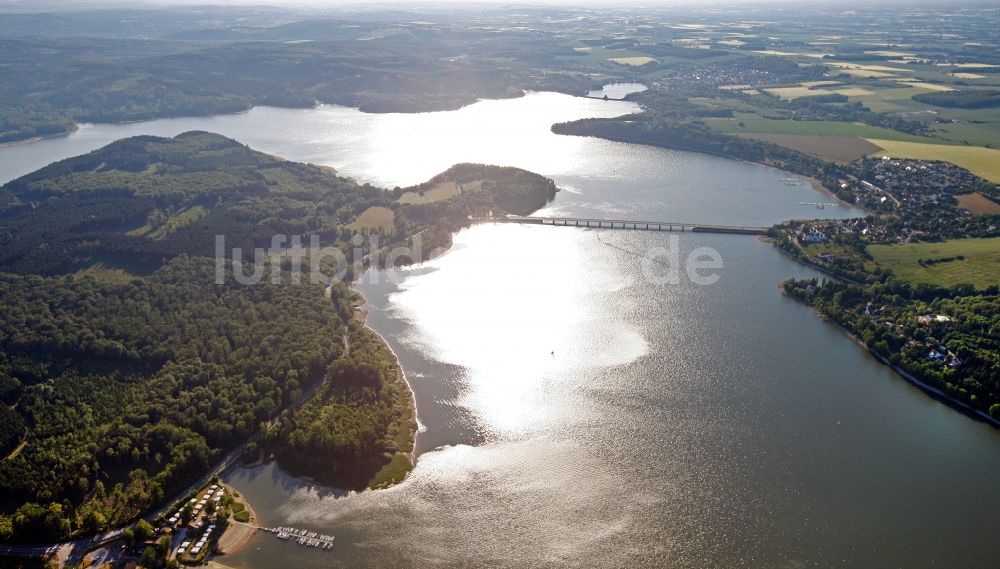 Soest von oben - Möhnesee bei Soest im Bundesland Nordrhein-Westfalen