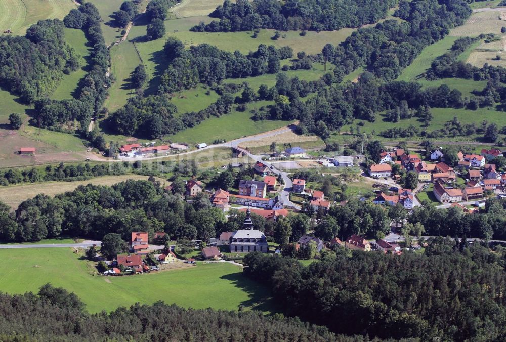 Luftaufnahme Milbitz - Milbitz im Bundesland Thüringen