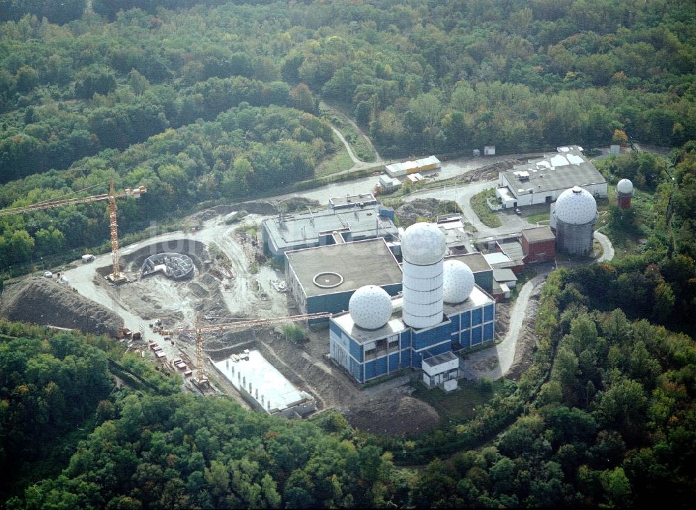 Luftbild Berlin - Militär- Abhör- und Radaranlage auf dem Teufelsberg in Berlin - Charlottenburg