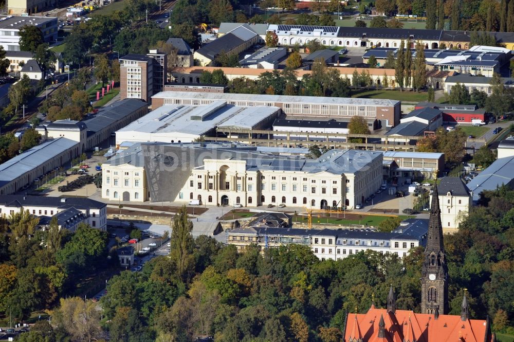 Luftbild Dresden - Militärhistorische Museum der Bundeswehr ( MHM ) in Dresden im Bundesland Sachsen