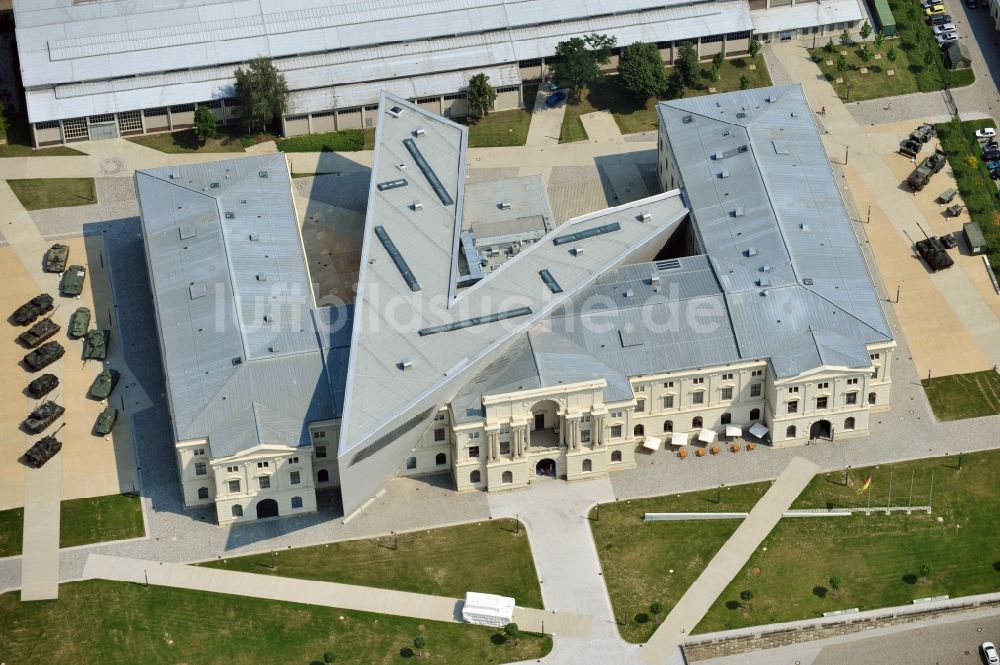 Luftaufnahme Dresden - Militärhistorische Museum der Bundeswehr ( MHM ) in Dresden im Bundesland Sachsen