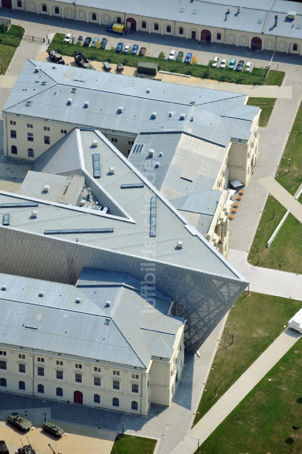 Luftbild Dresden - Militärhistorische Museum der Bundeswehr ( MHM ) in Dresden im Bundesland Sachsen