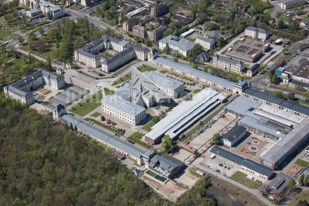 Dresden aus der Vogelperspektive: Militärhistorische Museum der Bundeswehr ( MHM ) in Dresden im Bundesland Sachsen