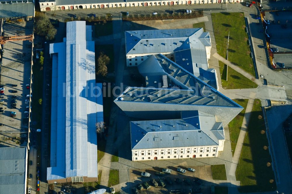 Luftaufnahme Dresden - Militärhistorisches Museum der Bundeswehr ( MHM ) in Dresden im Bundesland Sachsen