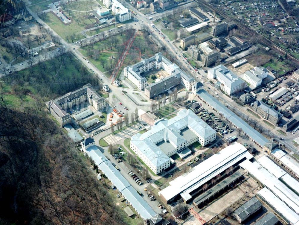 Luftaufnahme Dresden - Militärhistorisches Museum der Bundeswehr am Olbrichtplatz 3 in 01099 Dresden / tel.: 0351-8230