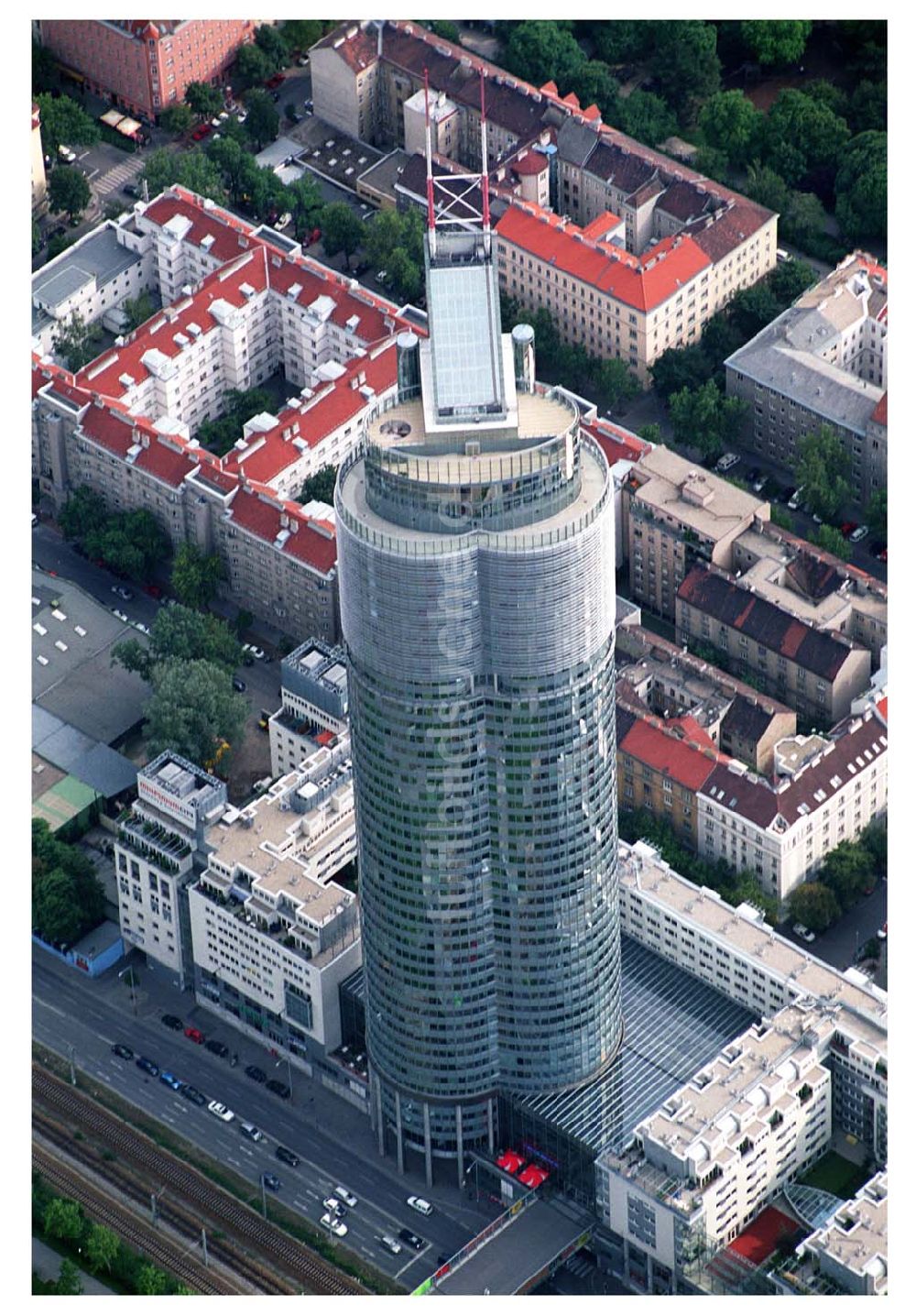 Luftbild Wien (Österreich) - Millennium Tower - Wien (Österreich)