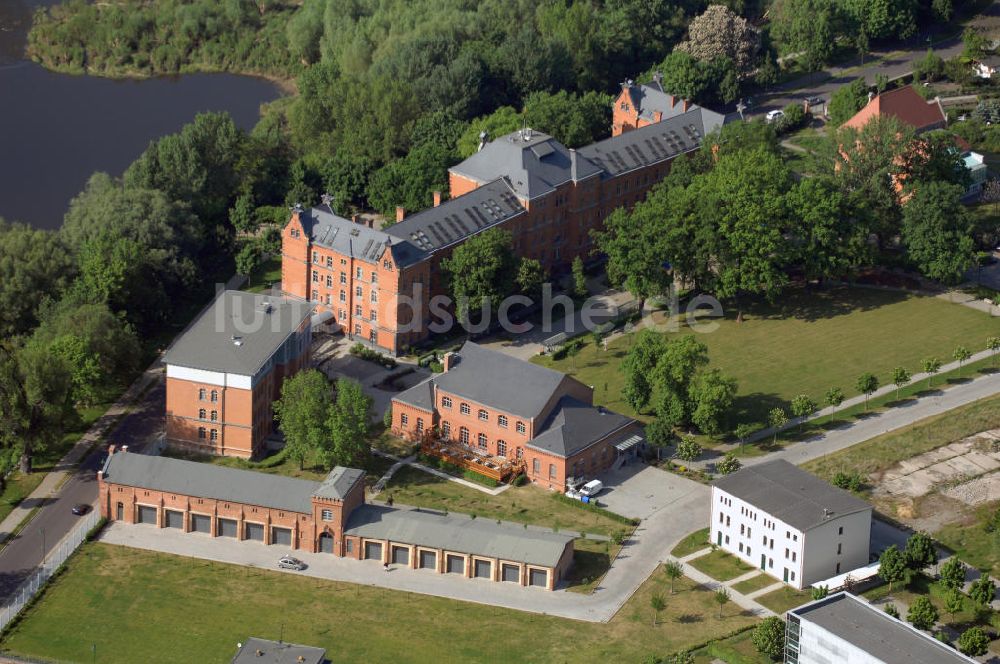 Luftbild Magdeburg - Ministerium für Gesundheit und Soziales in Magdeburg