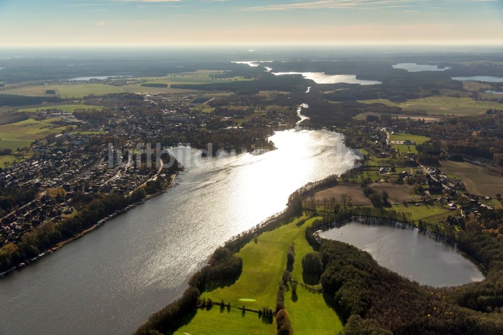 Luftaufnahme Mirow - Mirower See in Mirow im Bundesland Mecklenburg-Vorpommern