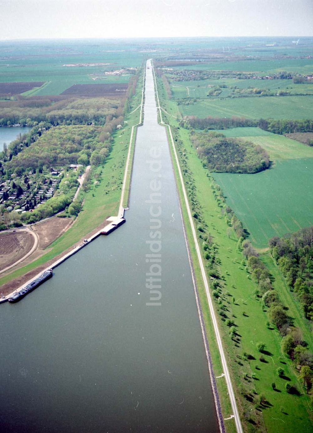 Luftbild Rothensee - Mittellandkanal an der Schleuse Rothensee