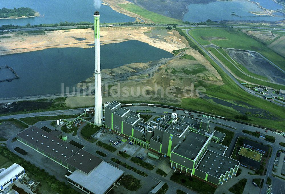 Kamp-Lintfort - Asdonkshof aus der Vogelperspektive: Müllverbrennungsanlage MVA Asdonkshof