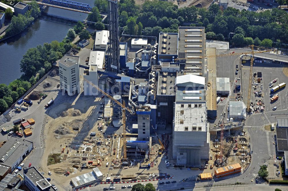 Luftbild Berlin - Müllverbrennungsanlage Ruhleben