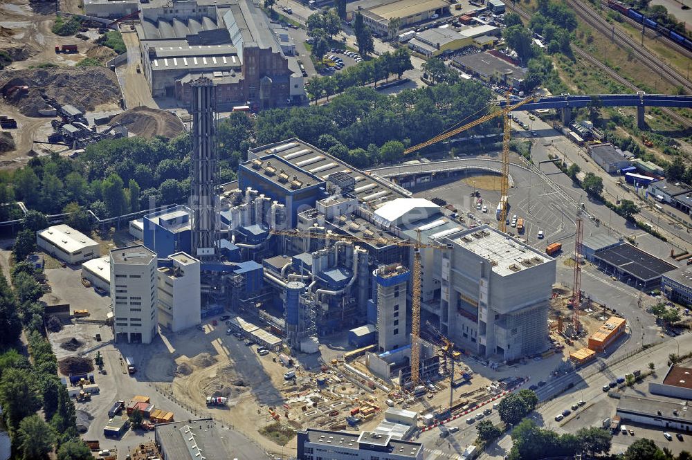 Berlin von oben - Müllverbrennungsanlage Ruhleben