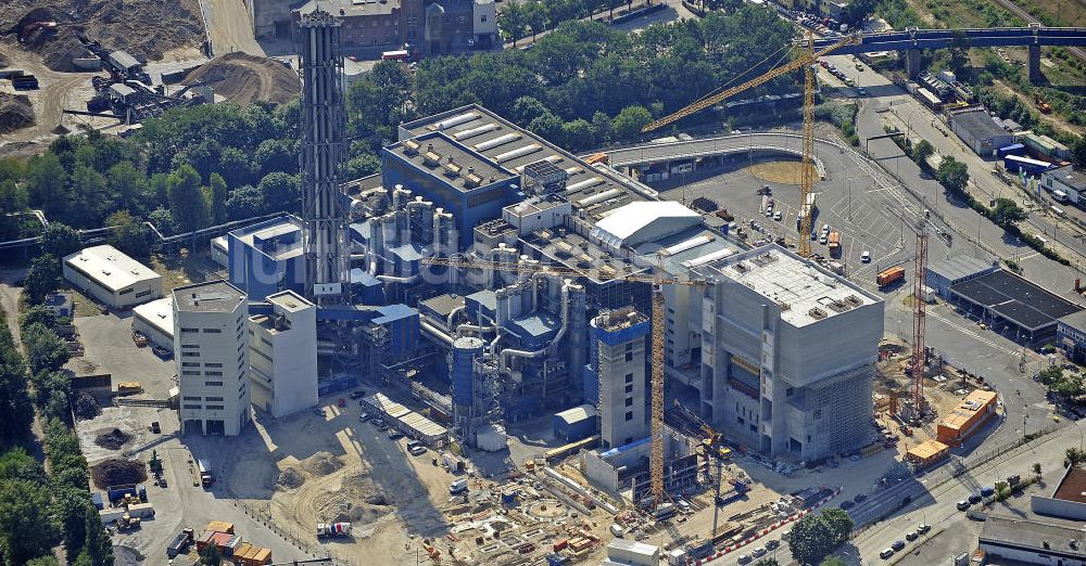 Berlin aus der Vogelperspektive: Müllverbrennungsanlage Ruhleben