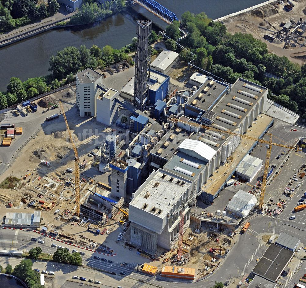 Luftbild Berlin - Müllverbrennungsanlage Ruhleben