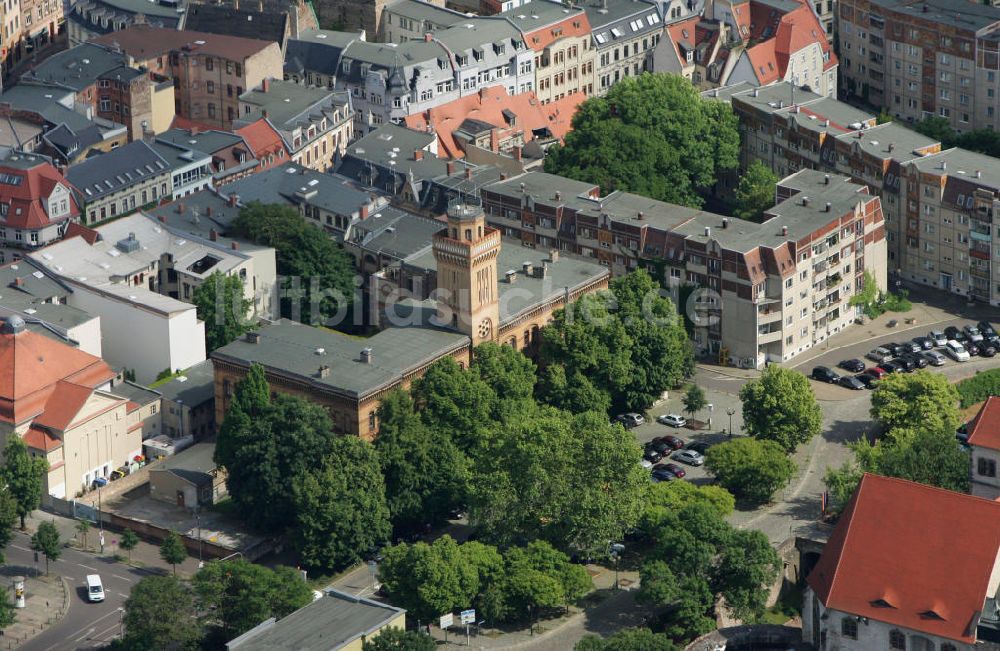 Luftbild Halle / Saale - MLU Institut für Physik in Halle