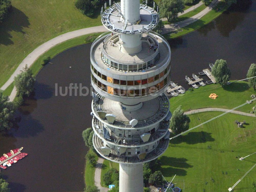 München von oben - München - Fernsehturm