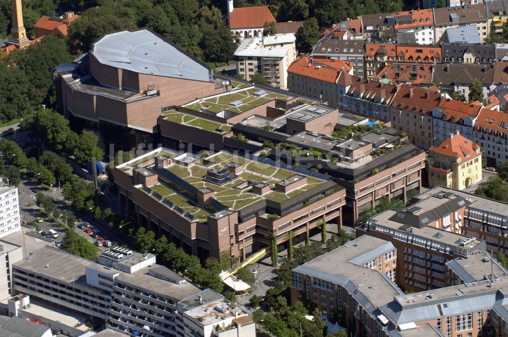 München aus der Vogelperspektive: München Gasteig