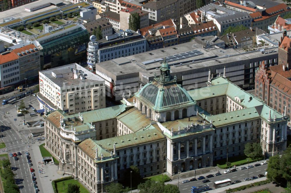 Luftaufnahme München - München Justizpalast