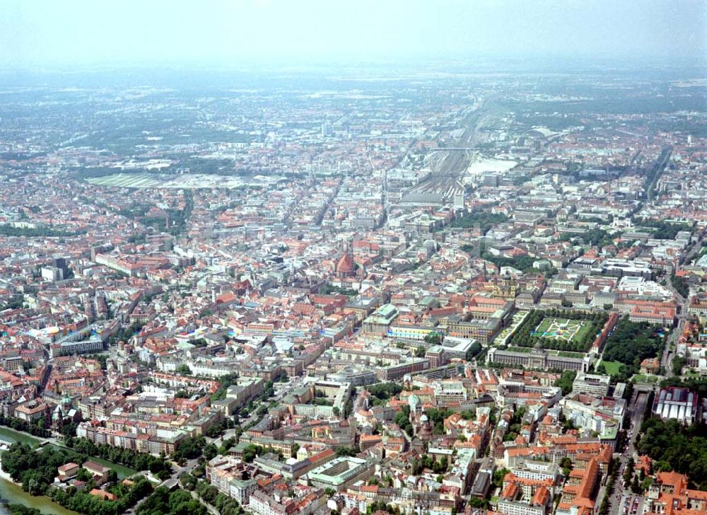 Luftaufnahme München - München - Stadtzentrum.