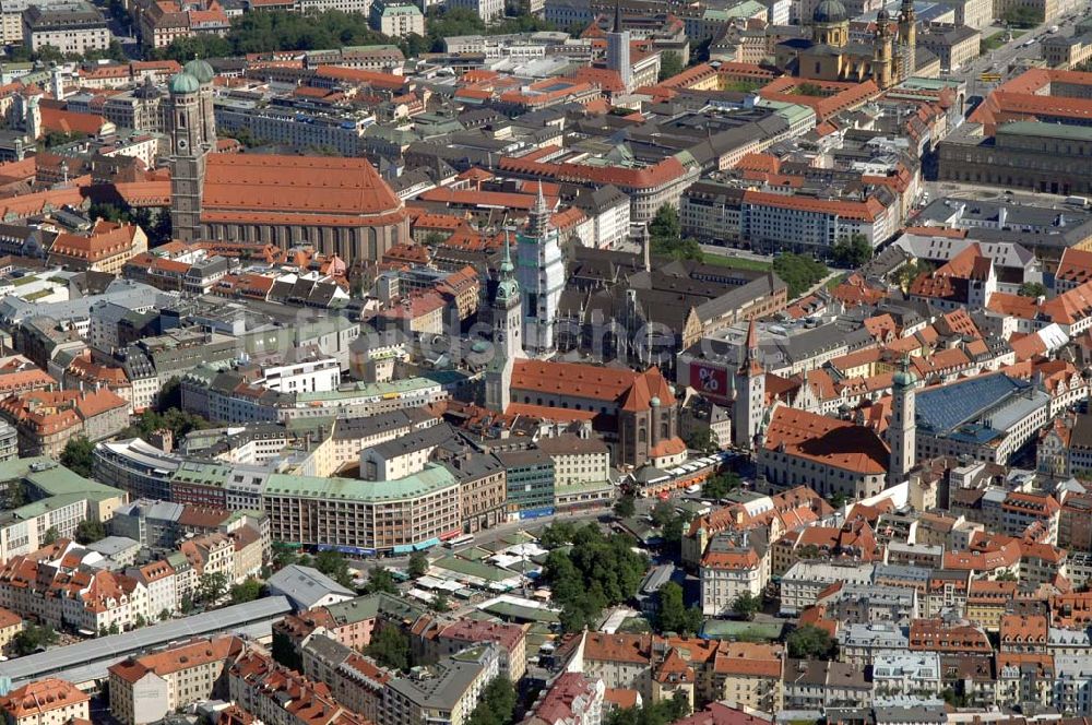 Luftaufnahme München - Münchener Altstadt