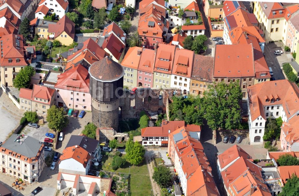 Luftaufnahme Bautzen - Mönchskirche in Bautzen im Bundesland Sachsen