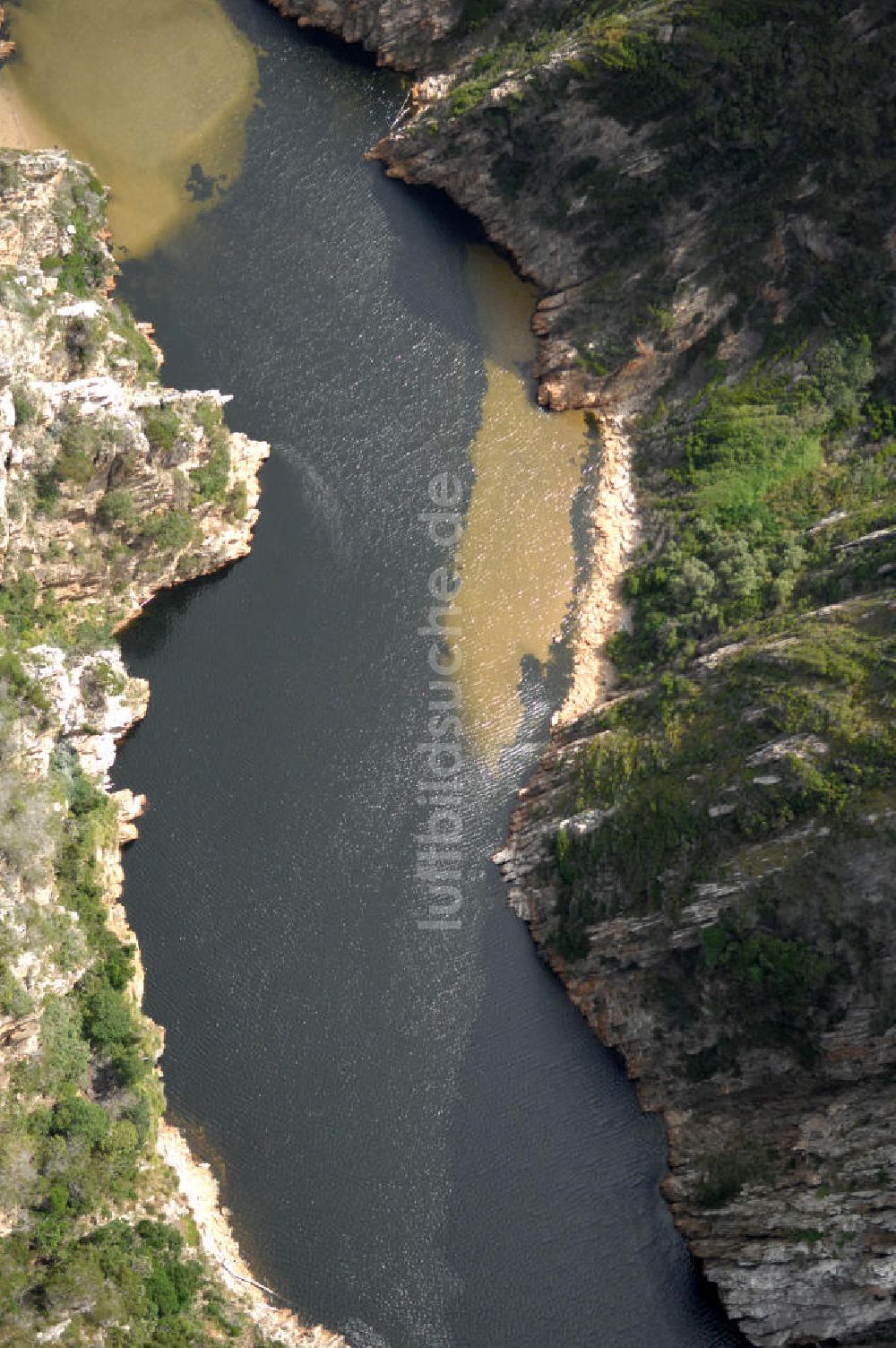 GOUKAMMA von oben - Mündung des Goukamma River in der Provinz Westkap in Südafrika