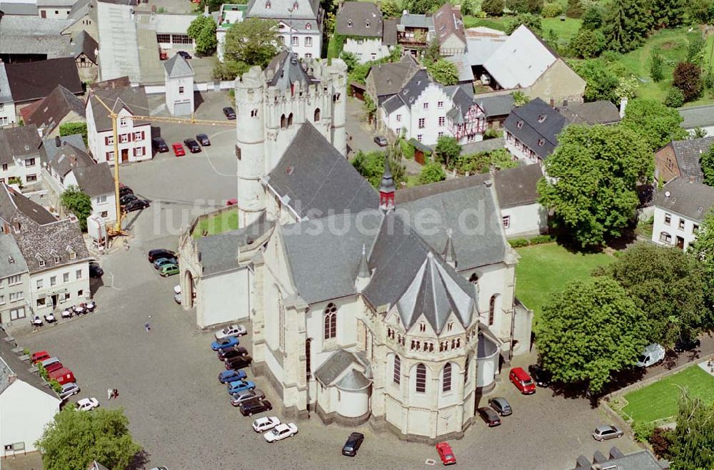 Münster- Maifeld von oben - Münster von Münster- Maifeld. Datum: 26.05.2003