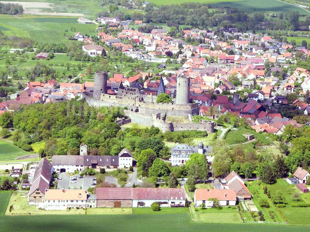 Münzenberg aus der Vogelperspektive: Münzenberg