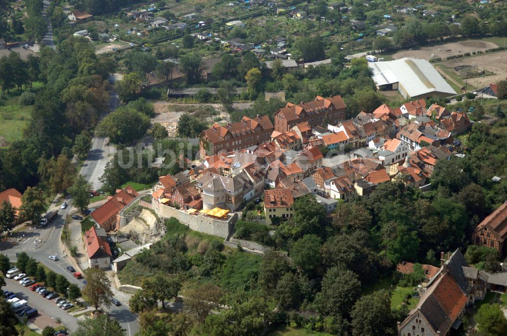 Quedlinburg aus der Vogelperspektive: Münzenberg Quedlinburg