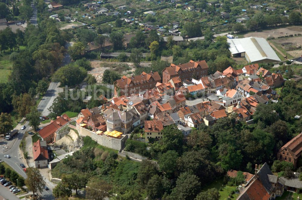 Luftbild Quedlinburg - Münzenberg Quedlinburg