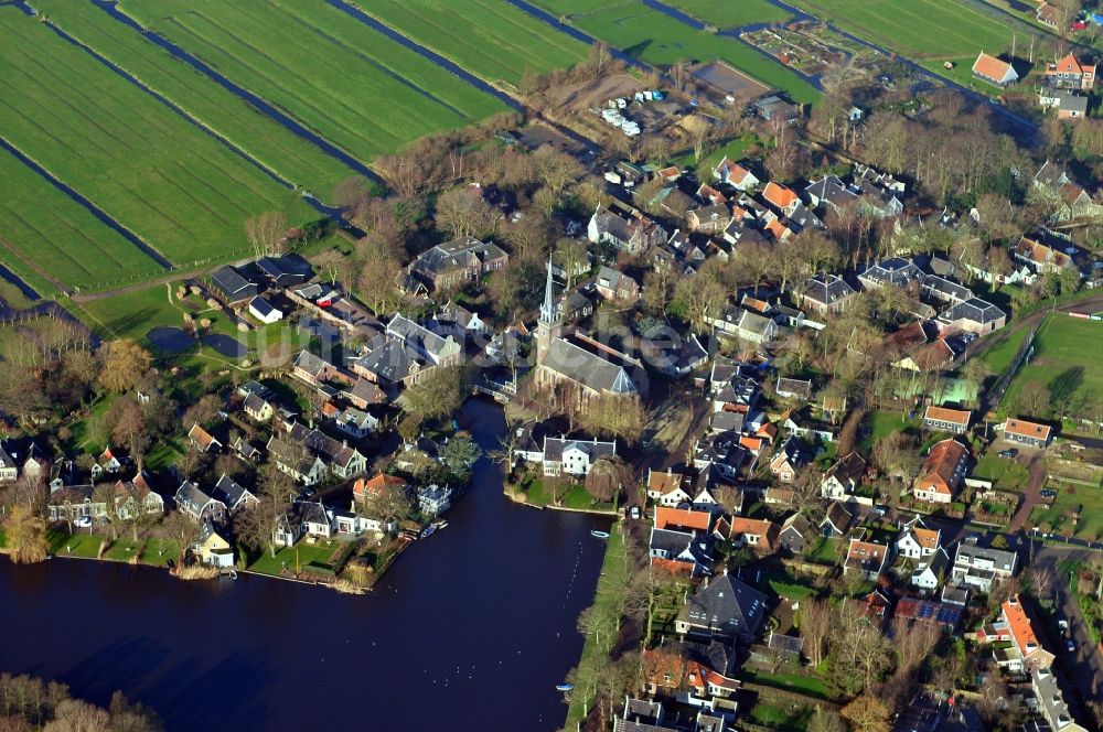 Luftbild Monnickendam - Monnickendam in der Provinz Nordholland in den Niederlanden