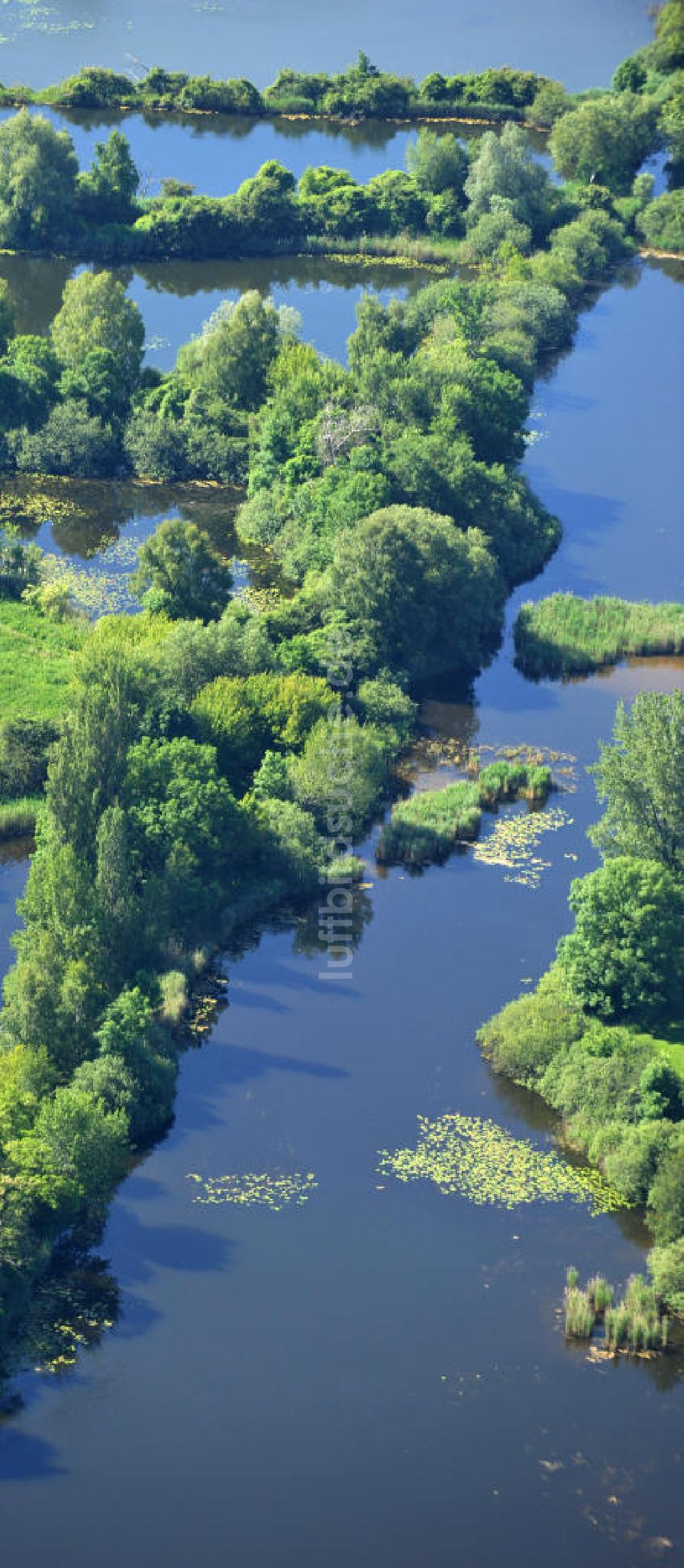 Tremmen aus der Vogelperspektive: Moorlandschaft und Fischzucht bei Ketzin