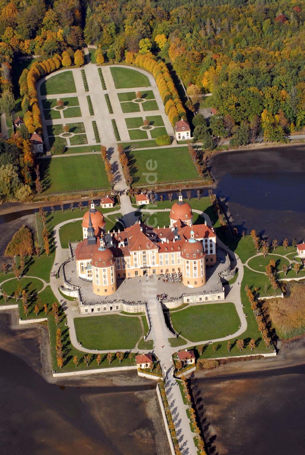 Luftaufnahme Moritzburg bei Dresden - Moritzburg