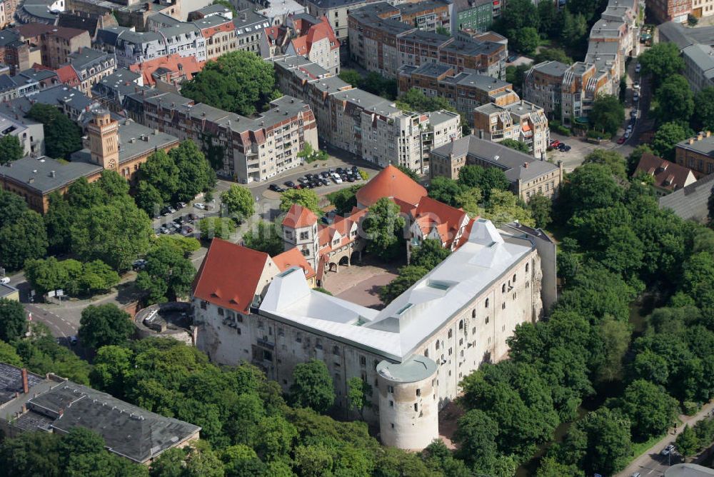 Halle / Saale von oben - Moritzburg Halle / Saale