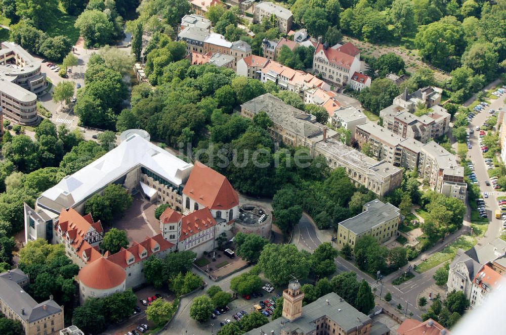 Halle / Saale von oben - Moritzburg Halle / Saale