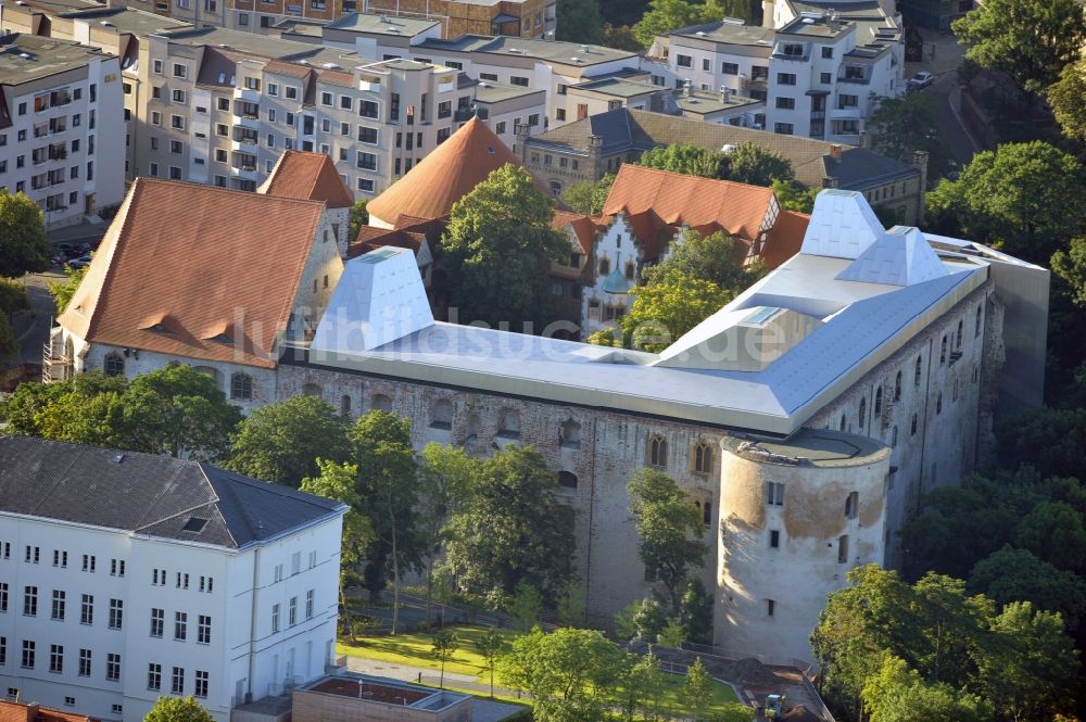 Halle (Saale) von oben - Moritzburg in Halle (Saale) im Bundesland Sachsen-Anhalt