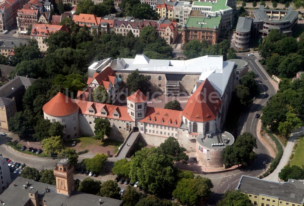 Halle / Saale aus der Vogelperspektive: Moritzburg in Halle (Saale) im Bundesland Sachsen-Anhalt