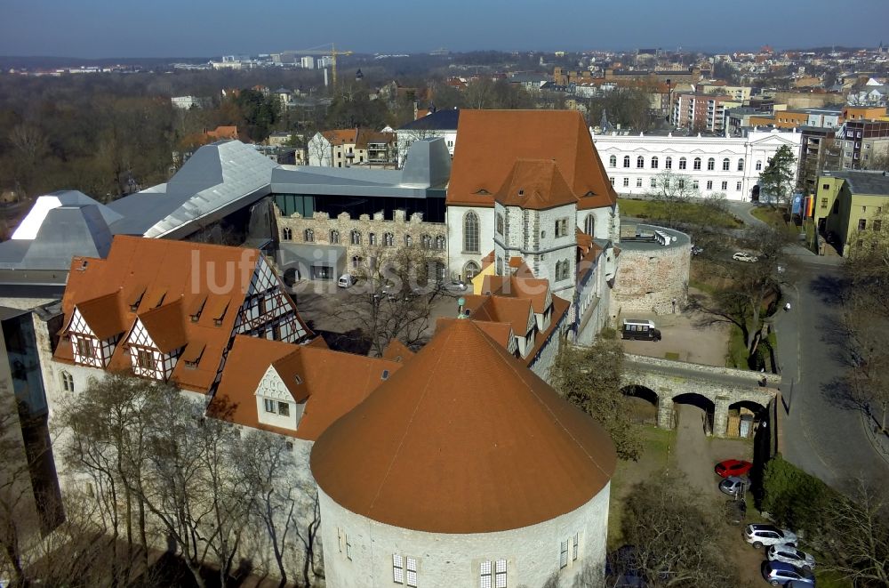 Halle / Saale aus der Vogelperspektive: Moritzburg in Halle (Saale) im Bundesland Sachsen-Anhalt