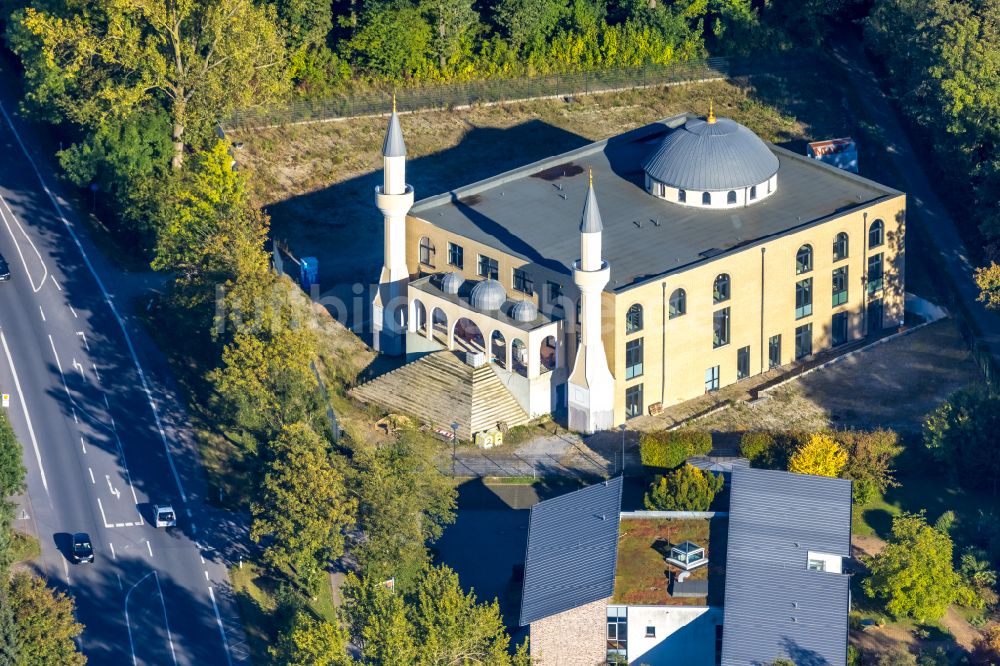 Luftbild Bergkamen - Moschee in Bergkamen im Bundesland Nordrhein-Westfalen, Deutschland