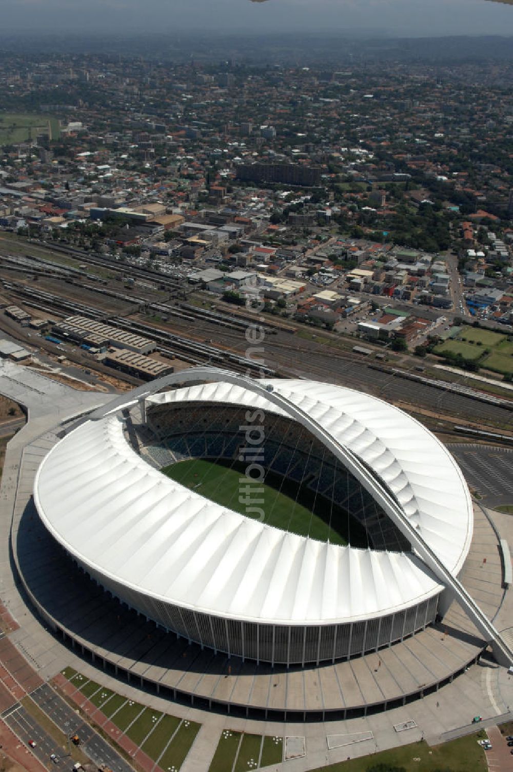 Luftbild Durban - Moses-Mabhida-Stadion / Stadium in Durban Südafrika / South Africa