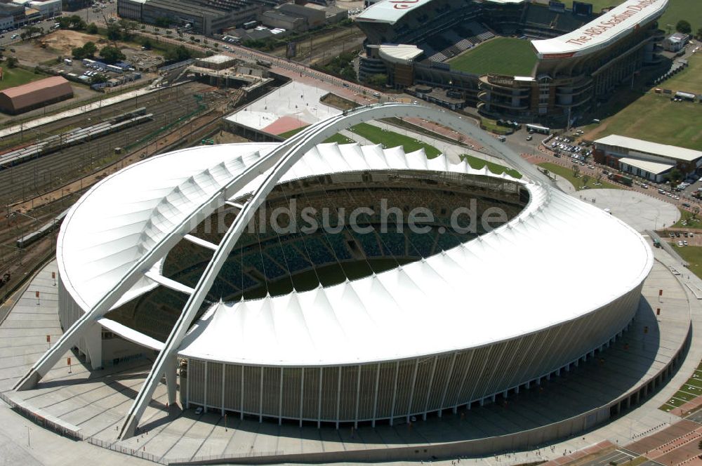 Durban von oben - Moses-Mabhida-Stadion / Stadium in Durban Südafrika / South Africa