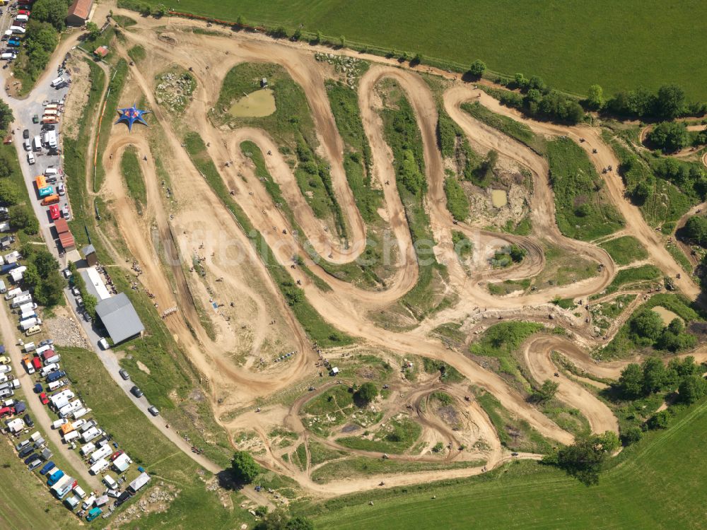 Luftbild Röhrnbach - Motocross- Rennbahn in Röhrnbach im Bundesland Bayern, Deutschland