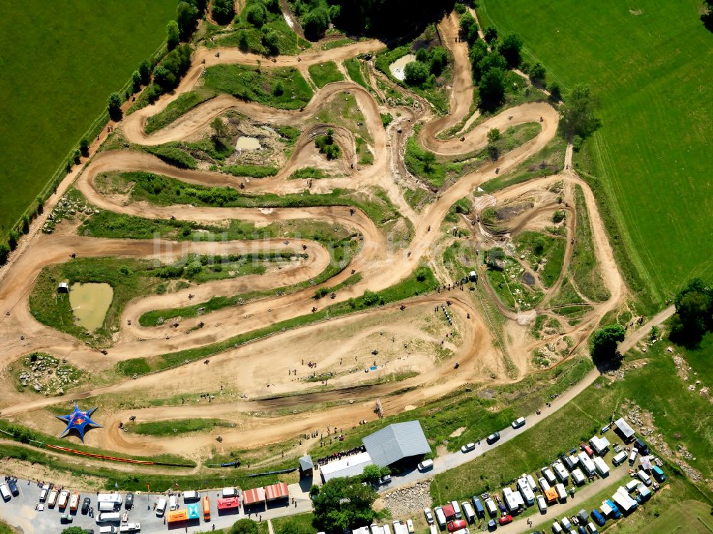 Luftbild Röhrnbach - Motocross- Rennbahn in Röhrnbach im Bundesland Bayern, Deutschland