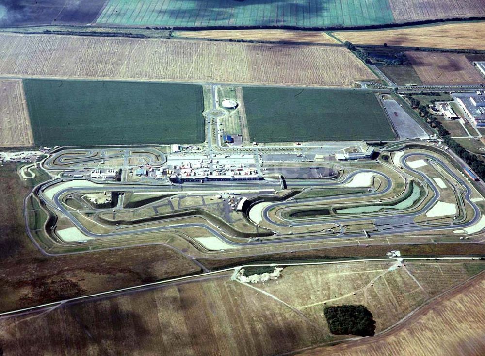 Oschersleben von oben - Motorrad- Rennbahn Oschersleben