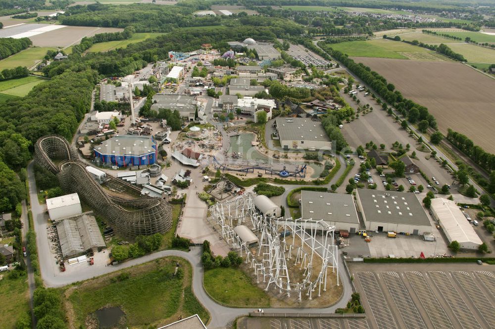 Luftbild Bottrop - Kirchhellen - Movie Park Germany in Bottrop-Kirchhellen