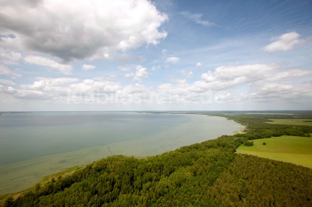 Rechlin OT Boek von oben - Müritz im Ortsteil Boek in Rechlin im Bundesland Mecklenburg-Vorpommern