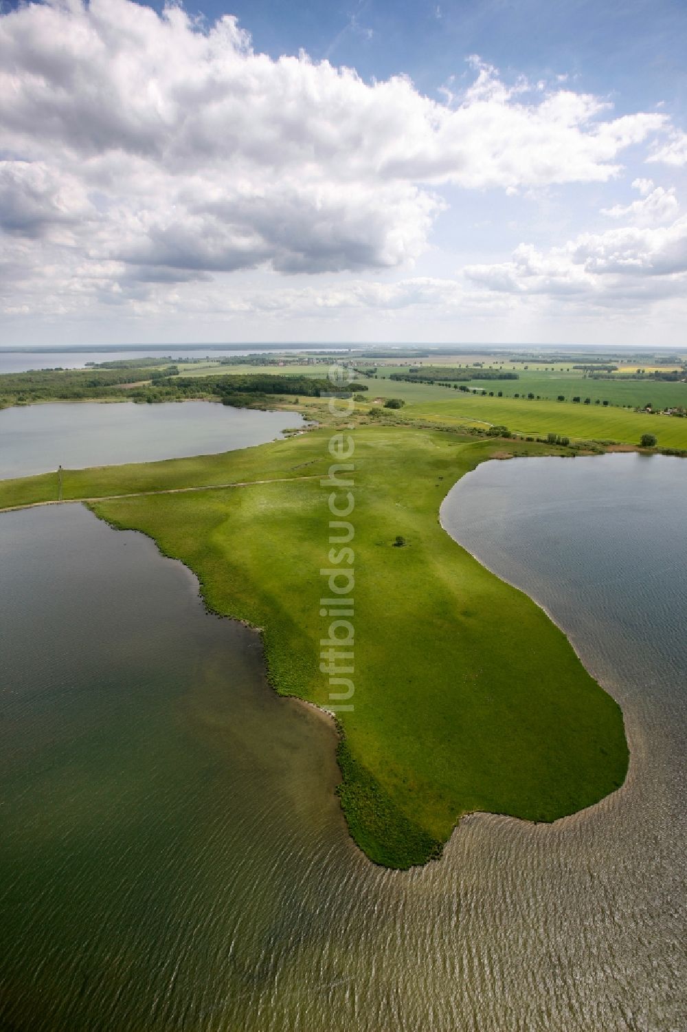 Röbel aus der Vogelperspektive: Müritz in Röbel im Bundesland Mecklenburg-Vorpommern