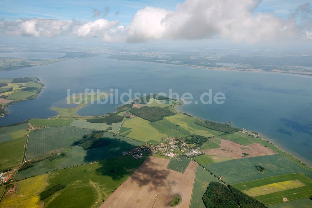 Rechlin von oben - Müritz in Rechlin im Bundesland Mecklenburg-Vorpommern